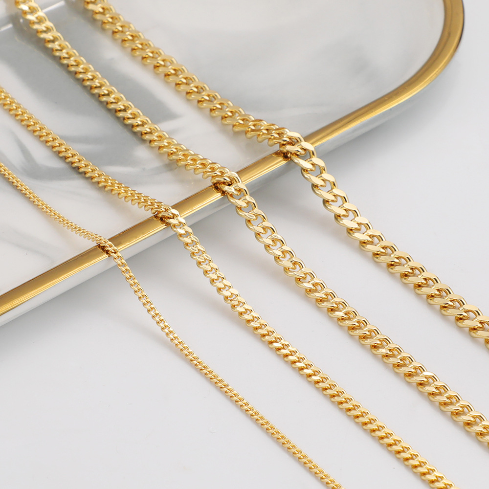 Hip Hop Chain Necklace - WT-BC202 Европейский хип-хоп 18-каратного цвета с