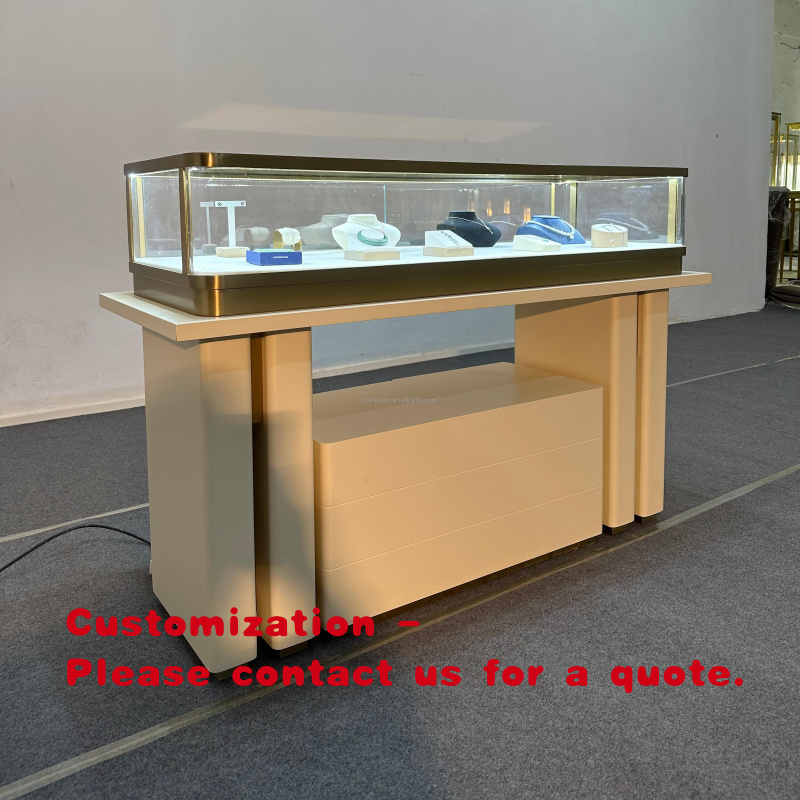 Jewelry And Watches Stores - Витрина-стол для демонстрации ювелирных изделий и