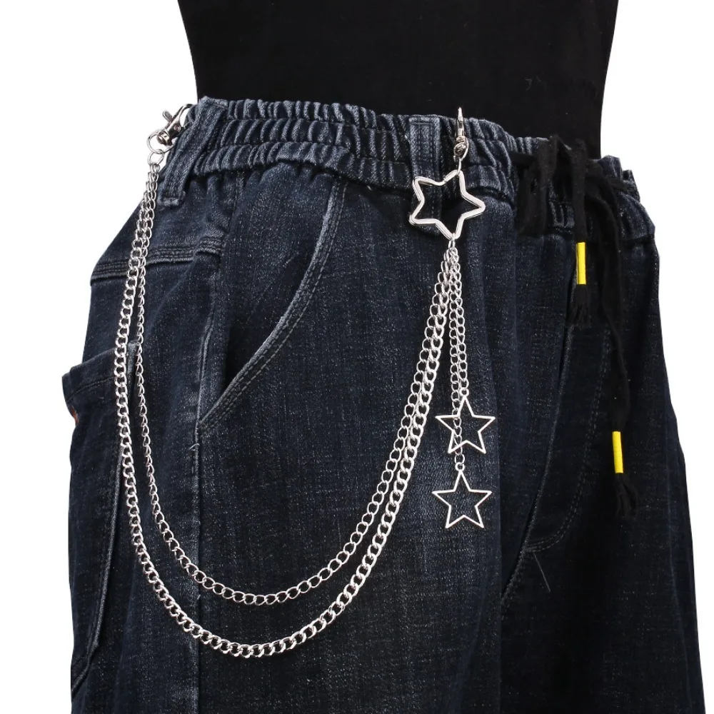 Hip Hop Chain Necklace - Очаровательная серебряная цепочка из нержавеющей стали