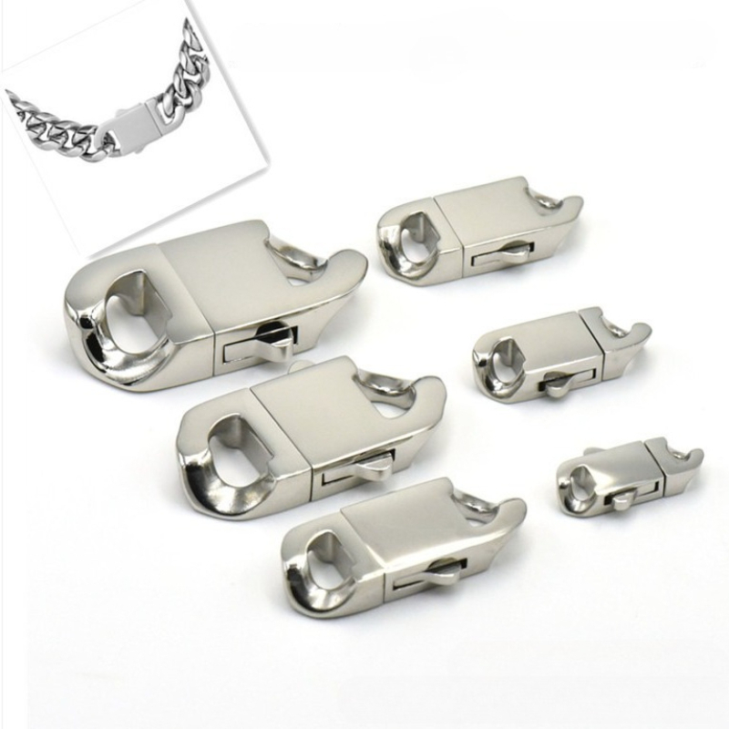Hip Hop Chain Necklace - Застежка-карабин из нержавеющей стали для цепи