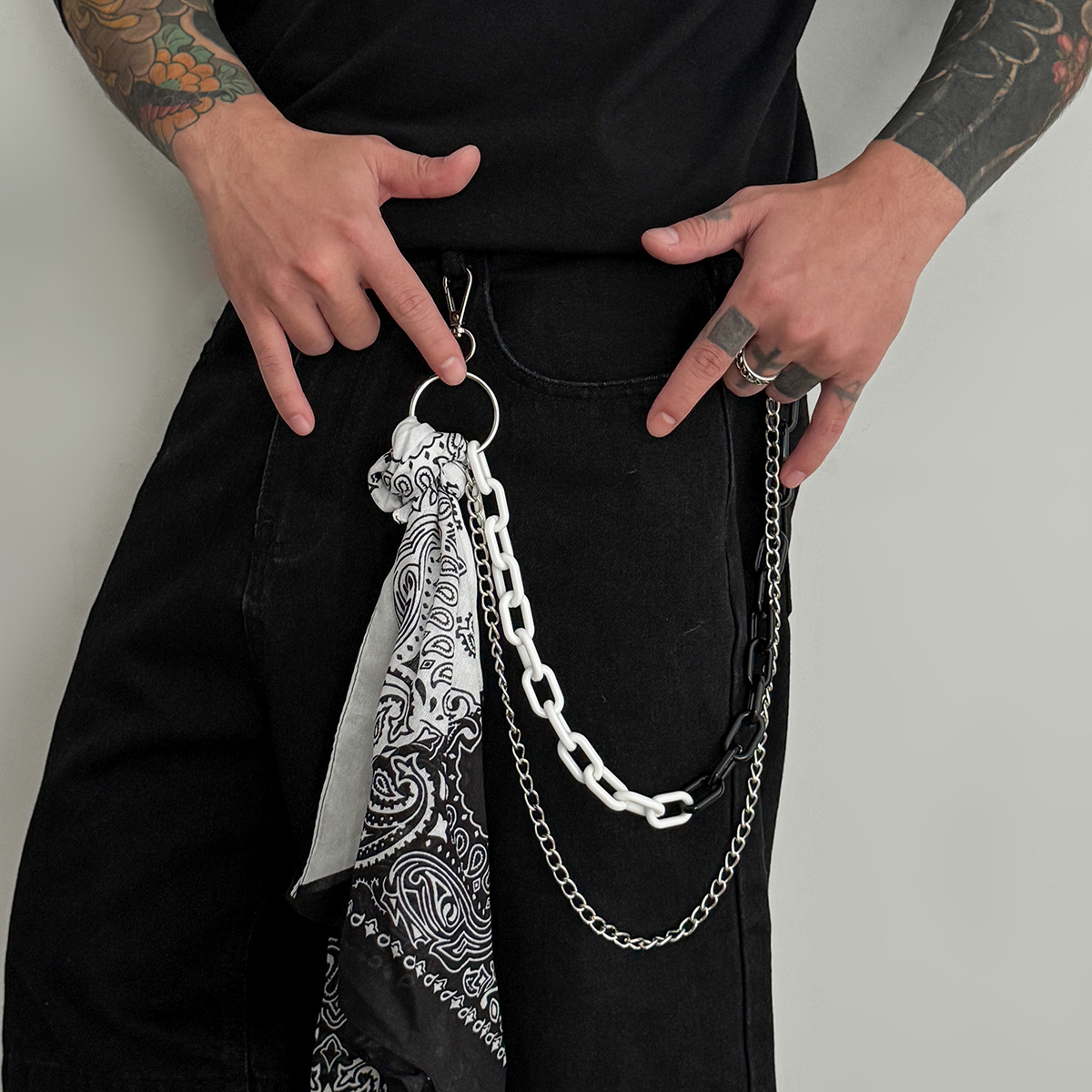 Цепочка для брюк с узором пейс – обзор и цена Hip Hop Chain Necklace