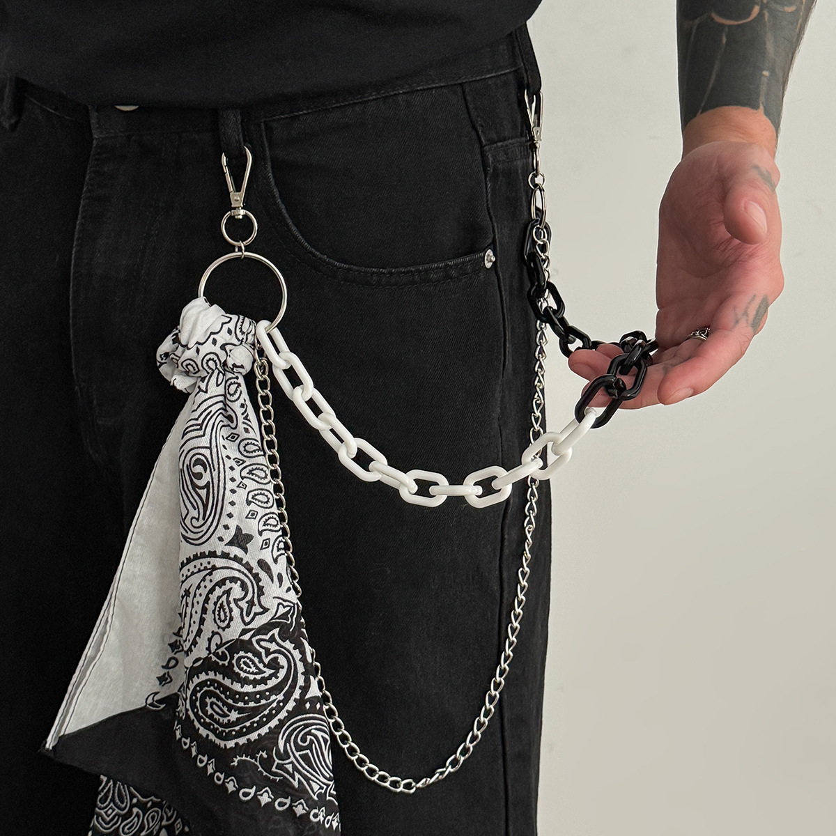 Цепочка для брюк с узором пейс – обзор и цена Hip Hop Chain Necklace
